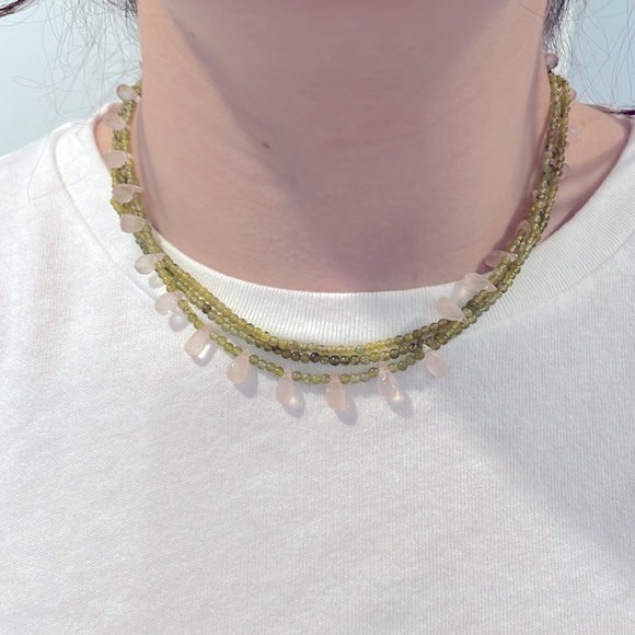 Vintage Beaded Choker Statement Necklace - Picture 1 of 6